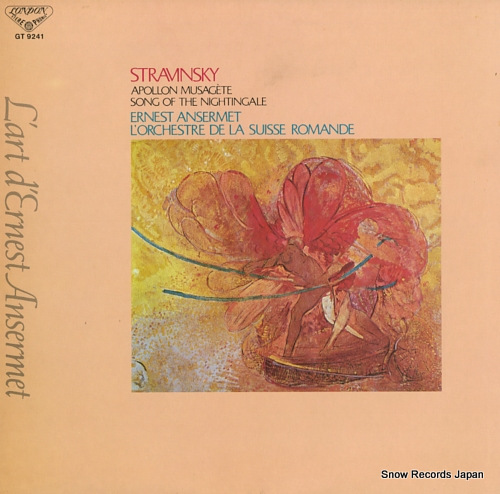 ANSERMET, ERNEST stravinsky; apollon musagete GT9241