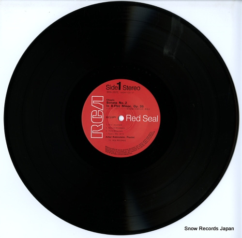 RUBINSTEIN, ARTHUR chopin; sonatas 