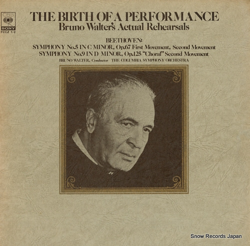 WALTER, BRUNO / LEONARD BERNSTEIN the birth of a performance / leonard bernstein discusses humor in music FCCZ1