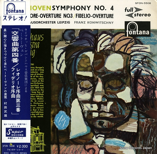 KONWITSCHNY, FRANZ beethoven; symphony no.4 SFON-5508