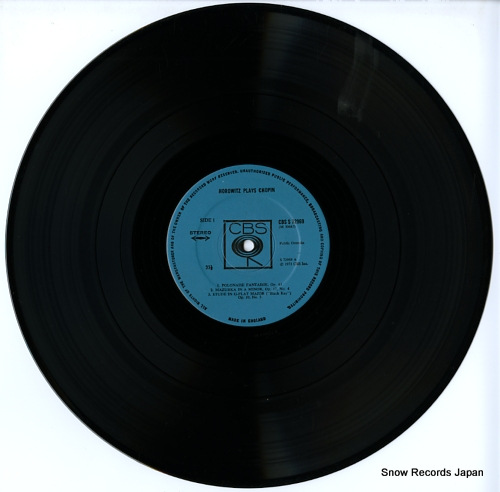 HOROWITZ, VLADIMIR horowitz plays chopin 72969
