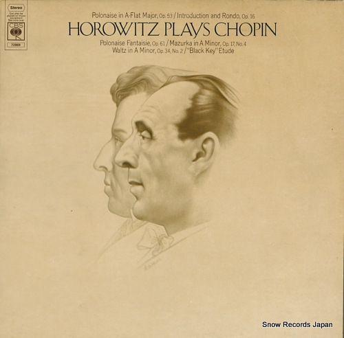 HOROWITZ, VLADIMIR horowitz plays chopin 72969
