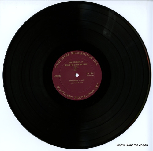 CORIGLIANO, JOHN / GABOR REJTO john corigliano jr.; sonata for violin & piano CRI215