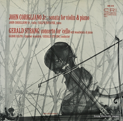 CORIGLIANO, JOHN / GABOR REJTO john corigliano jr.; sonata for violin & piano CRI215