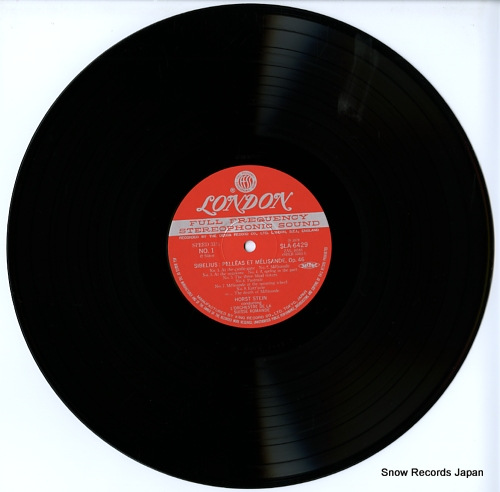 STEIN, HORST sibelius; pelleas et melisande-incidental music, op.46 SLA6429