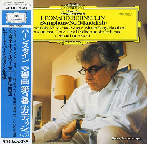 BERNSTEIN, LEONARD bernstein; symphony no.3 