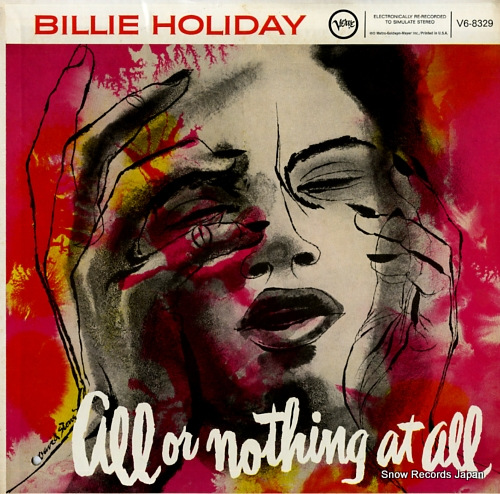 HOLIDAY, BILLIE all or nothing at all V6-8329