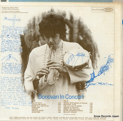 DONOVAN donovan in concert BN26386