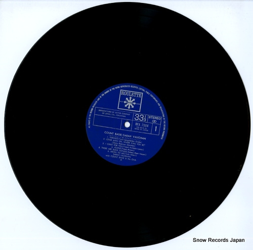 BASIE, COUNT, AND SARAH VAUGHAN count basie / sarah vaughan RFX-7004