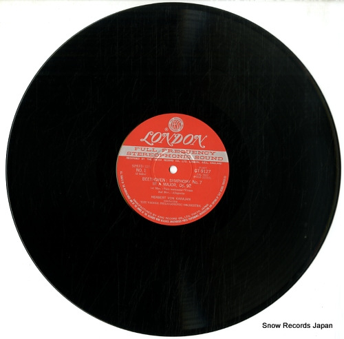 KARAJAN, HERBERT VON beethoven; symphony no.7 GT9127