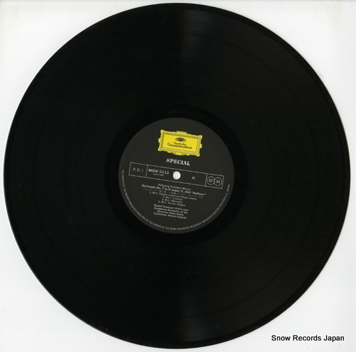 KUBELIK, RAFAEL mazart; haffner serenade MGW5111 - disc