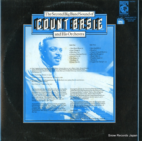 BASIE, COUNT the second big band sound of count basie 2356132
