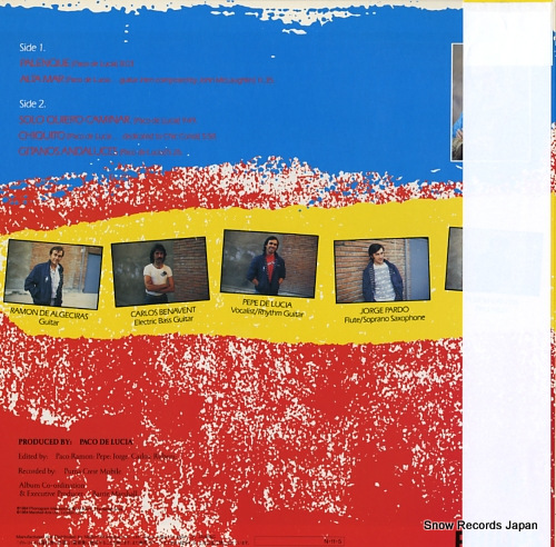 DE LUCIA, PACO, SEXTET one summer night 28PP-89