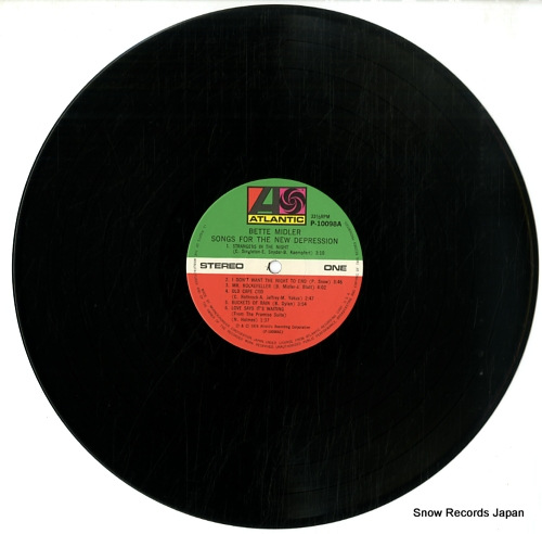MIDLER, BETTE songs for the new depression P-10098A