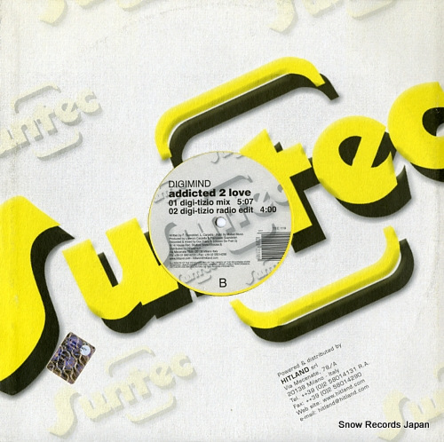 DIGIMIND addicted 2 love TEC119 - back cover