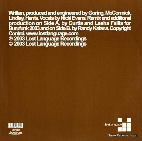 GOLDENSCAN of our times LOST025R - back cover