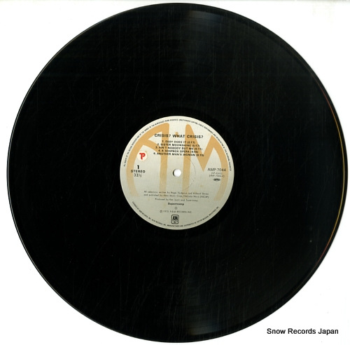 SUPERTRAMP crisis ? what crisis ? AMP-7044