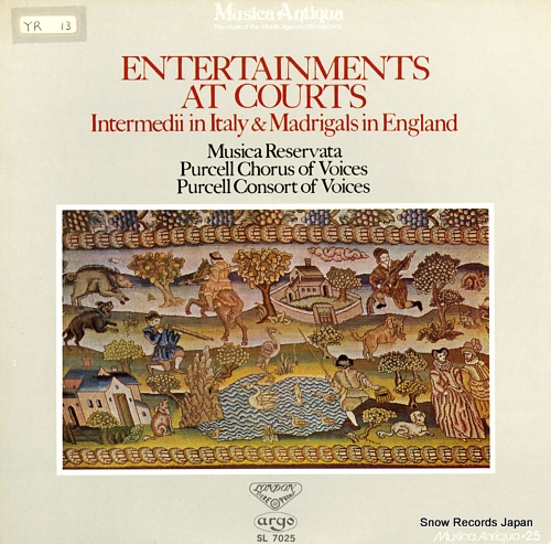 MUSICA RESERVATA entertainments at courts SL7025 - front cover