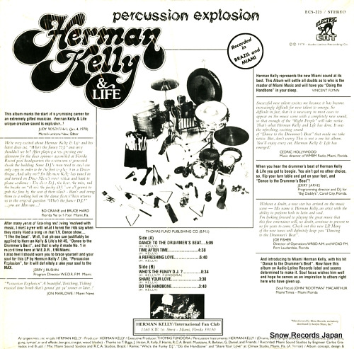 KELLY, HERMAN, AND LIFE percussion explosion! ECS-225