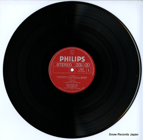 HAEBLER, INGRID / ARTHUR GRUMIAUX schubert; piano quintet in a major, op.114 