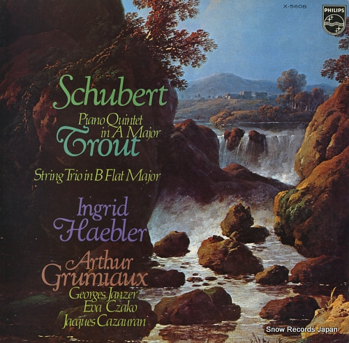 HAEBLER, INGRID / ARTHUR GRUMIAUX schubert; piano quintet in a major, op.114 