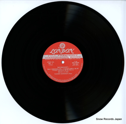 ASHKENAZY, VLADIMIR rachmaninov; etudes tableaux, op.39 SOL9044 - disc