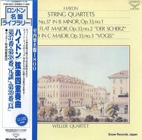WELLER QUARTETT haydn; string quartets no.37, no.38
