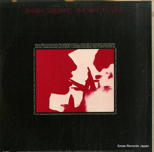 STREISAND, BARBRA the way we were PC32801