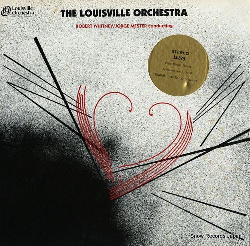 WHITNEY, ROBERT peter racine fricker; symphony no.1, no.9 / the louisville orchestra LS-675