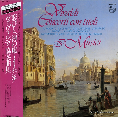 I MUSICI vivaldi; concerti con titoli 18PC-171-72 - front cover