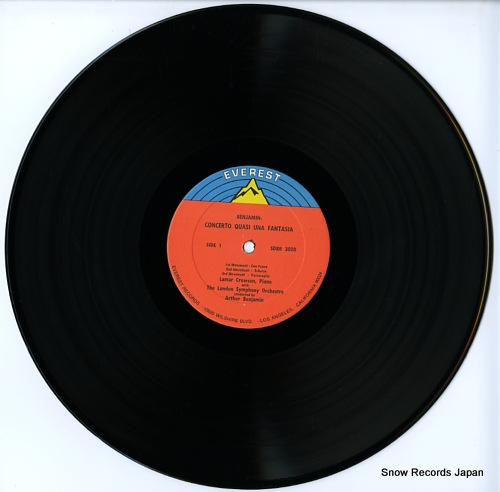 BENJAMIN, ARTHUR benjamin; concerto quasi una fatasia SDBR-3020