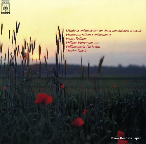DUTOIT, CHARLES d'indy; symphonie sur un chant montagnard francais 28AC1676