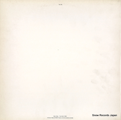 NEW ORDER true faith FAC183