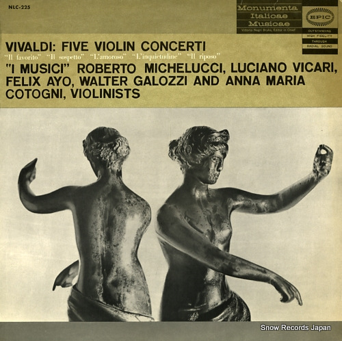 I MUSICI vivaldi; five violin concerti NLC-225