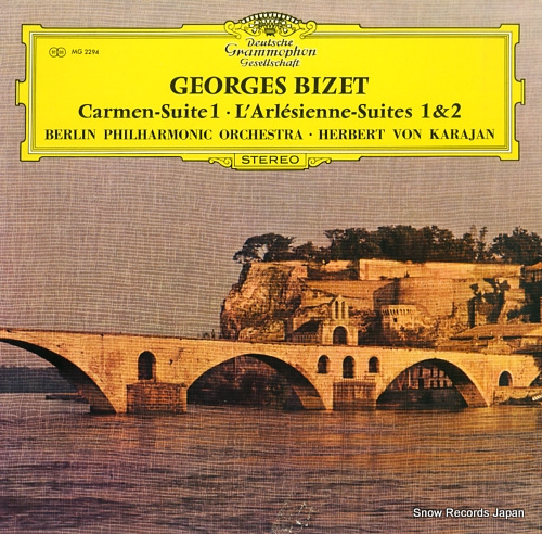 KARAJAN, HERBERT VON bizet; carmen-suite1, l'arlesienne-suites 1&2 MG2294