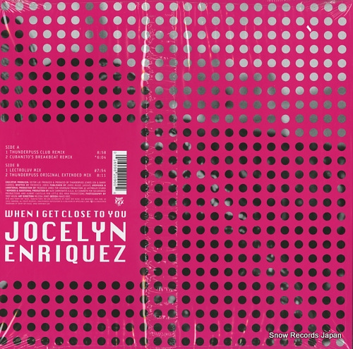 ENRIQUEZ, JOCELYN when i get close to you TB2090 - back cover