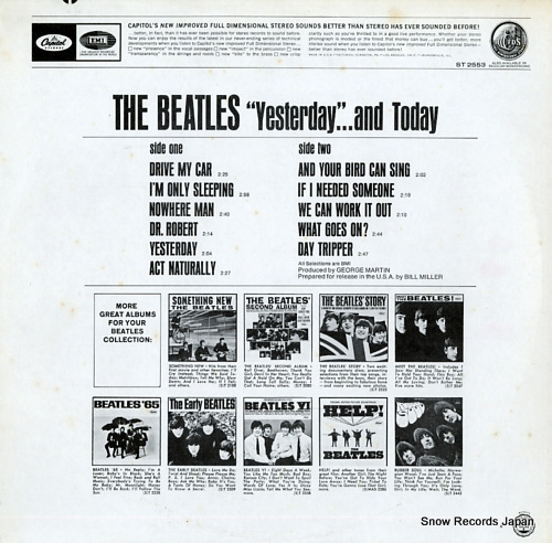 BEATLES, THE yesterday and today ST2553
