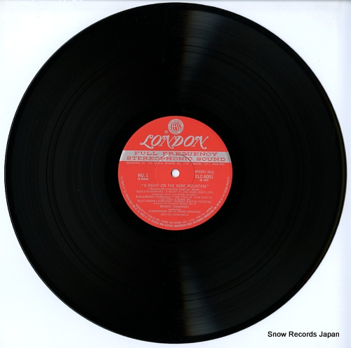 ANSERMET, ERNEST mussorgsky; a night on the bare mountain SLC6051