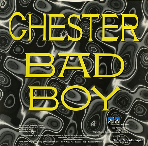 CHESTER bad boy TRD1438 - back cover