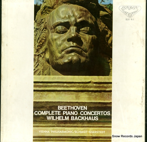 BACKHAUS, WILHELM beethoven; complete piano concertos SLX4-1