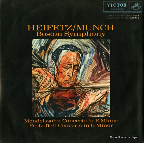 HEIFETZ, JASCHA mendelssohn; concerto in e minor LS-2233