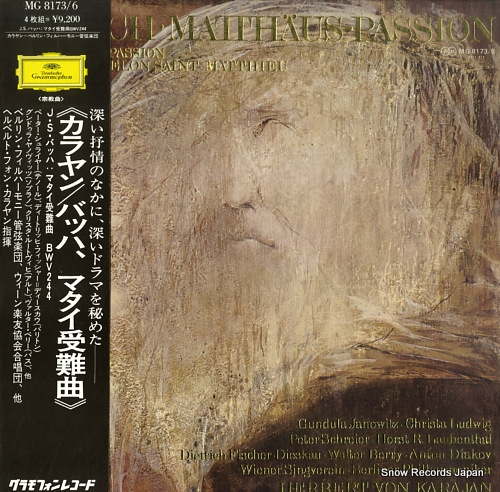 KARAJAN, HERBERT VON bach; matthaus-passion MG8173/6