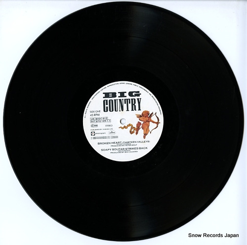 BIG COUNTRY broken heart (thirteen valleys) BIGC612 - disc
