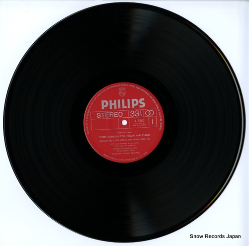 WILKOMIRSKA, WANDA delius; three sonatas for violin and piano X-7662