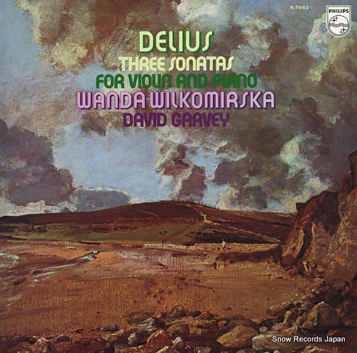 WILKOMIRSKA, WANDA delius; three sonatas for violin and piano X-7662