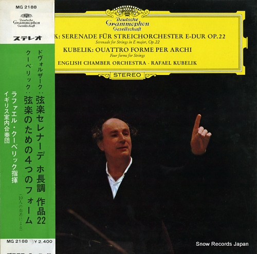 KUBELIK, RAFAEL dvorak; serenade for string in e major, op.22 MG2188