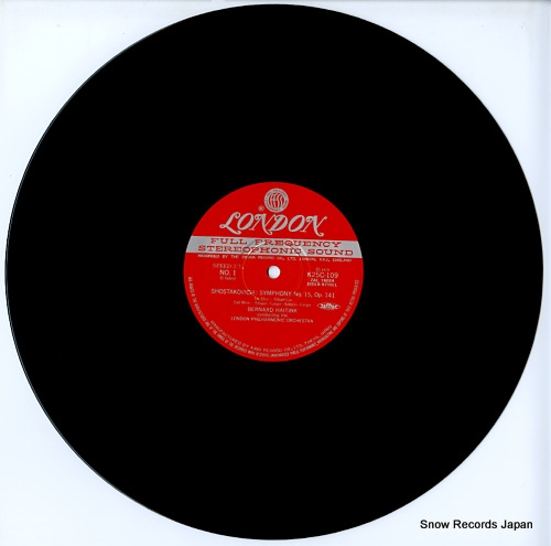 HAITINK, BERNARD shostakovich; symphony no.15 K25C109