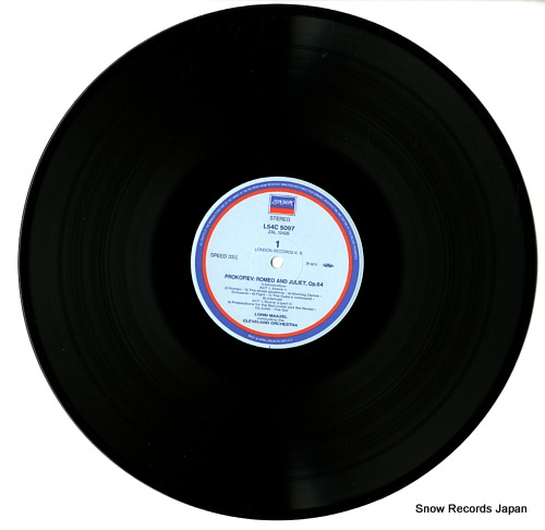 MAAZEL, LORIN prokofiev; romeo and juliet complete ballet L54C5097/9