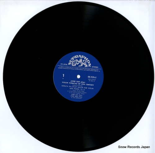 SUK, JOSEF r.strauss/hindemith/ravel; violin sonatas OX-1176-S