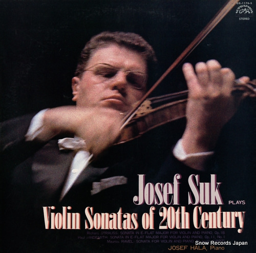 SUK, JOSEF r.strauss/hindemith/ravel; violin sonatas OX-1176-S